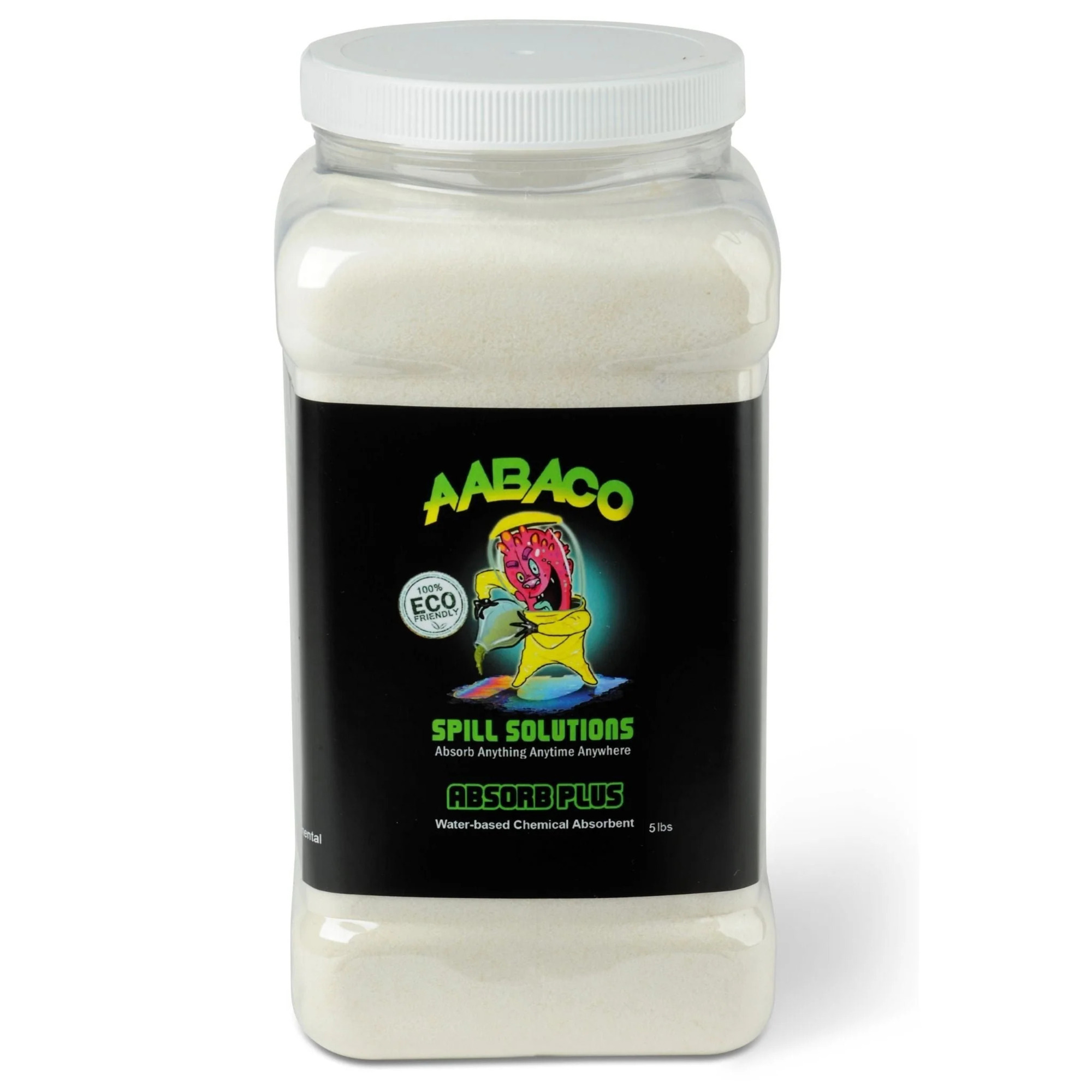 AABACO ABSORB PLUS 5 lbs– Encapsulating Powder for Water-Based Chemicals, Absorbs Up to 125 Gallons